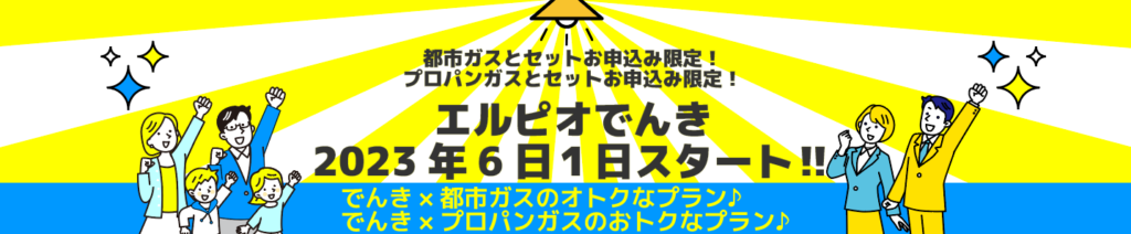 再開したエルピオでんき