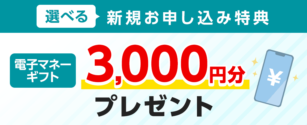 eo光 マンションプラン3,000円分プレゼント
