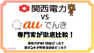 関西電力とauでんきを徹底比較！電気代が安くなるのは？ポイントが沢山貯まるのは？【2025年最新】