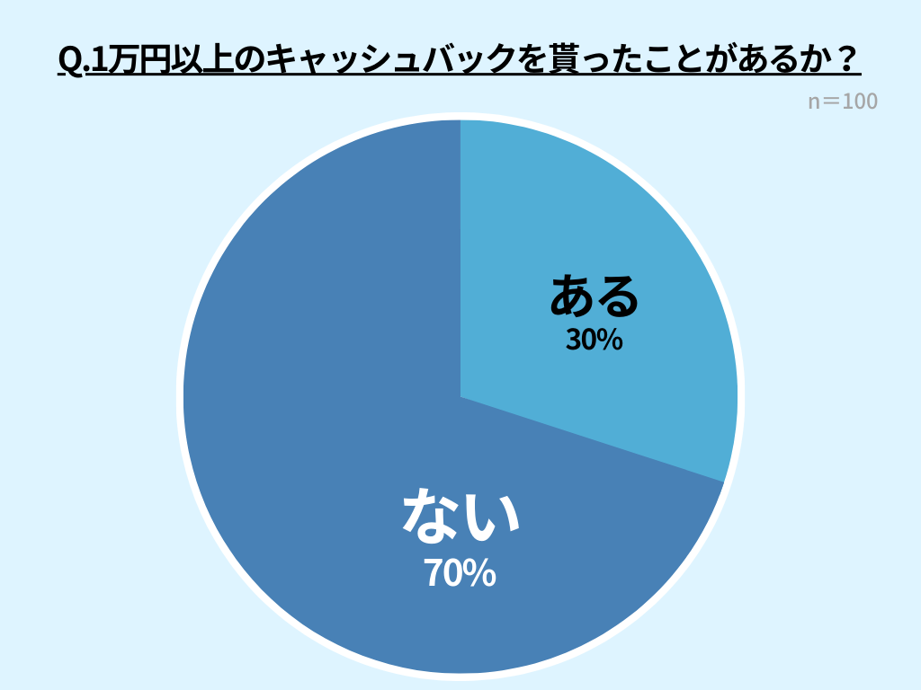 株式会社ブレイブが100人へ行ったキャッシュバックに関する調査結果