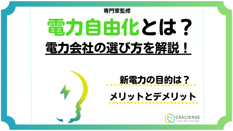 電力自由化とは？目的やメリットとデメリット・電力会社の選び方を解説