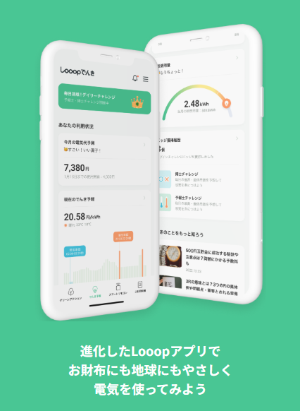 Looopでんき アプリ