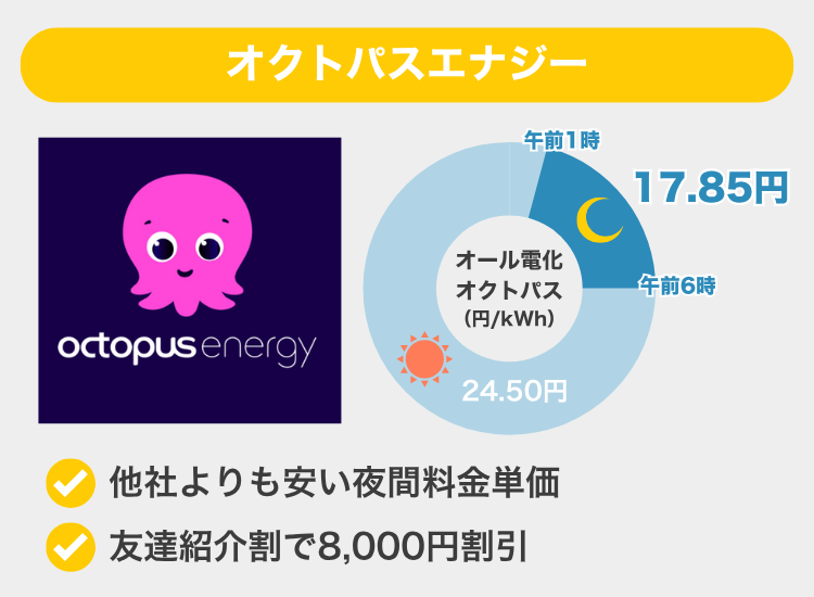 夜間電力-オクトパスエネジー