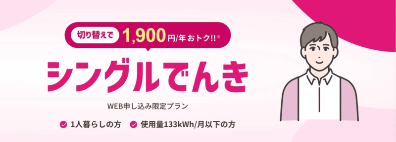 シングルでんき