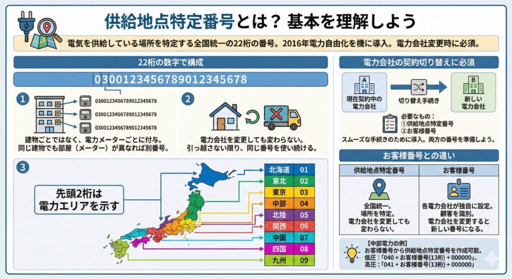 供給地点特定番号について