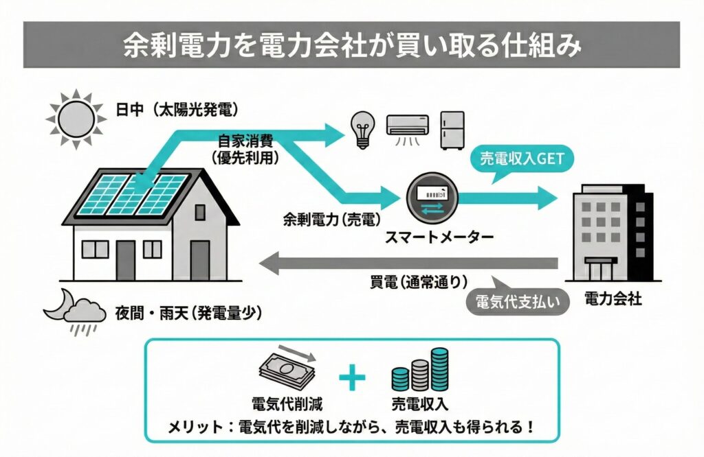 余剰電力を買い取る仕組み
