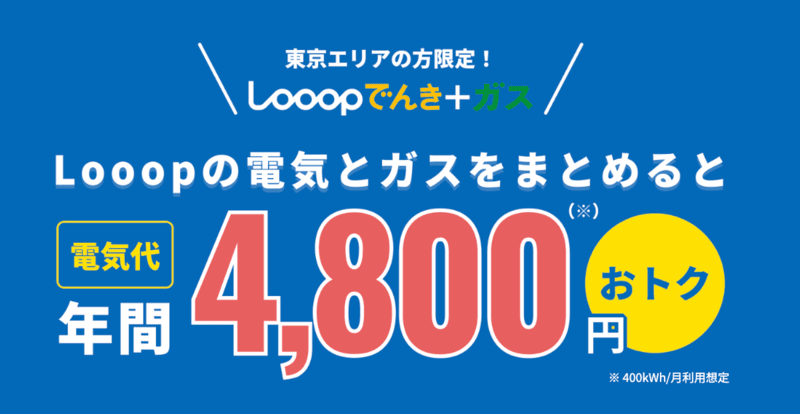 Looopでんき・ガスセット割